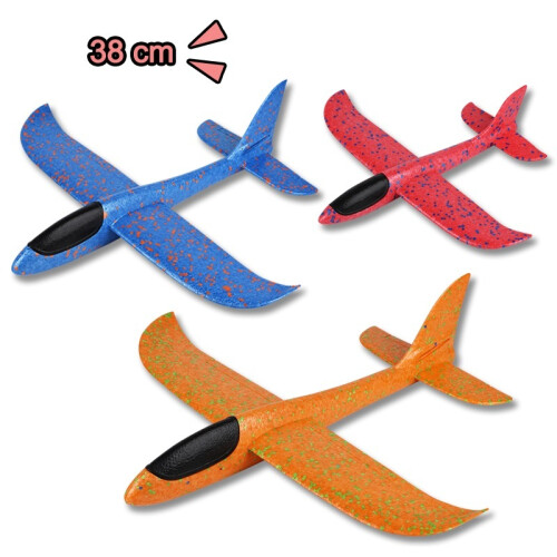 (WJ02-μπλε) 48 CM Χέρι Ριχτάρι Αεροπλάνο EPP Αφρός Εκτόξευσης fly Glider 1