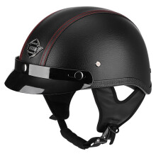 (M-19)VOSS zabytkowy kask motocyklowy retro skuter półkask z wbudowanym