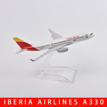 (Iberia A330-China)JASON TUTU 16cm Iberia Airlines Airbus A330 Airplane Model Plane Model Aircraft Diecast
