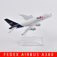(FedEx Airbus A380-China) JASON TUTU 16cm UPS Boeing 747 Airplane Model Plane Model Aircraft Diecast