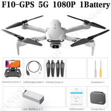 (Ηνωμένες Πολιτείες-F10-GPS-1080P-1B) 4DRC Νέα 4K HD διπλή κάμερα GPS 5G WIFI