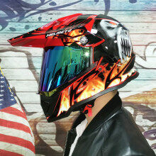 (L-3)Kask motocrossowy, kask wyścigowy, kask motocyklowy, zatwierdzony przez DOT, do jazdy terenowej