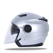 (xL-Silver)JIEKAI motorcykelhjälm Moto-hjälm med öppet ansikte Motocicleta Cascos Para