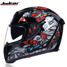 (S-a7)Piękny, całoroczny, uniwersalny kask motocyklowy z wbudowaną małą soczewką
