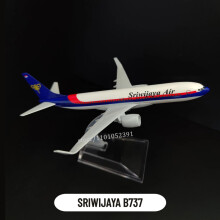 (77.SRIWIJAYA B737)1：400 Scale Metal Aviation Replica, Pakistan PIA Aircraft Model Airplane Diecast Miniature, Kids Room