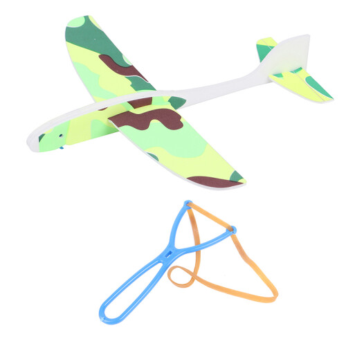 (GN) DIY Foam Glider Slingshot Μοντέλο Αεροπλάνου Παιχνίδια για Παιδιά