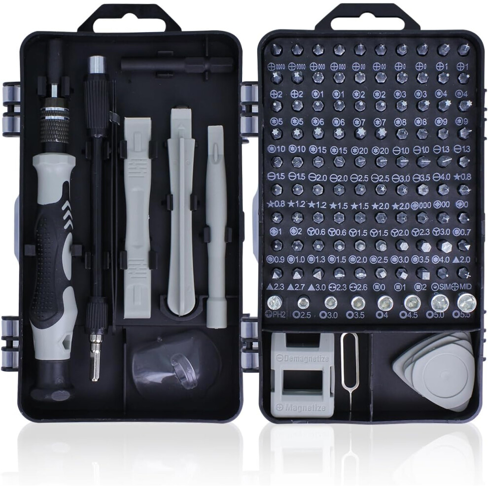 115-In-1 Precision Screwdriver Set, Mini Screwdriver Set For Electronics Repair, Pc, Smartphones, Laptops, Tablet 779747673364