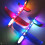 (Χωρίς αναβάθμιση LED YE) 50cm Big LED Flash Foam Plane Glider Hand Throw Light Αδρανειακό 3