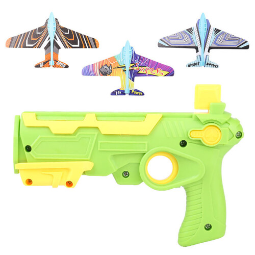 (B-SPANIEN)Catapult Plane Gun Leksak Flygplan Launcher Leksak Flygplan Flygplan för barn plan Catapult
