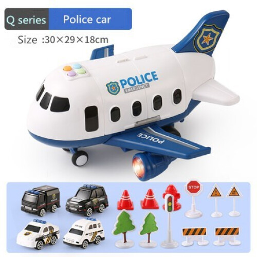 Avión de Juguete de Transporte de Carga con Camiones de Construcción Incluidos, Tapete de Juego Grande, Juguetes de Aviones para Niños Avión de Juguete de Transporte de Carga con Camiones de Construcción Incluidos, Tapete de Juego Grande, Juguetes de Aviones para Niños