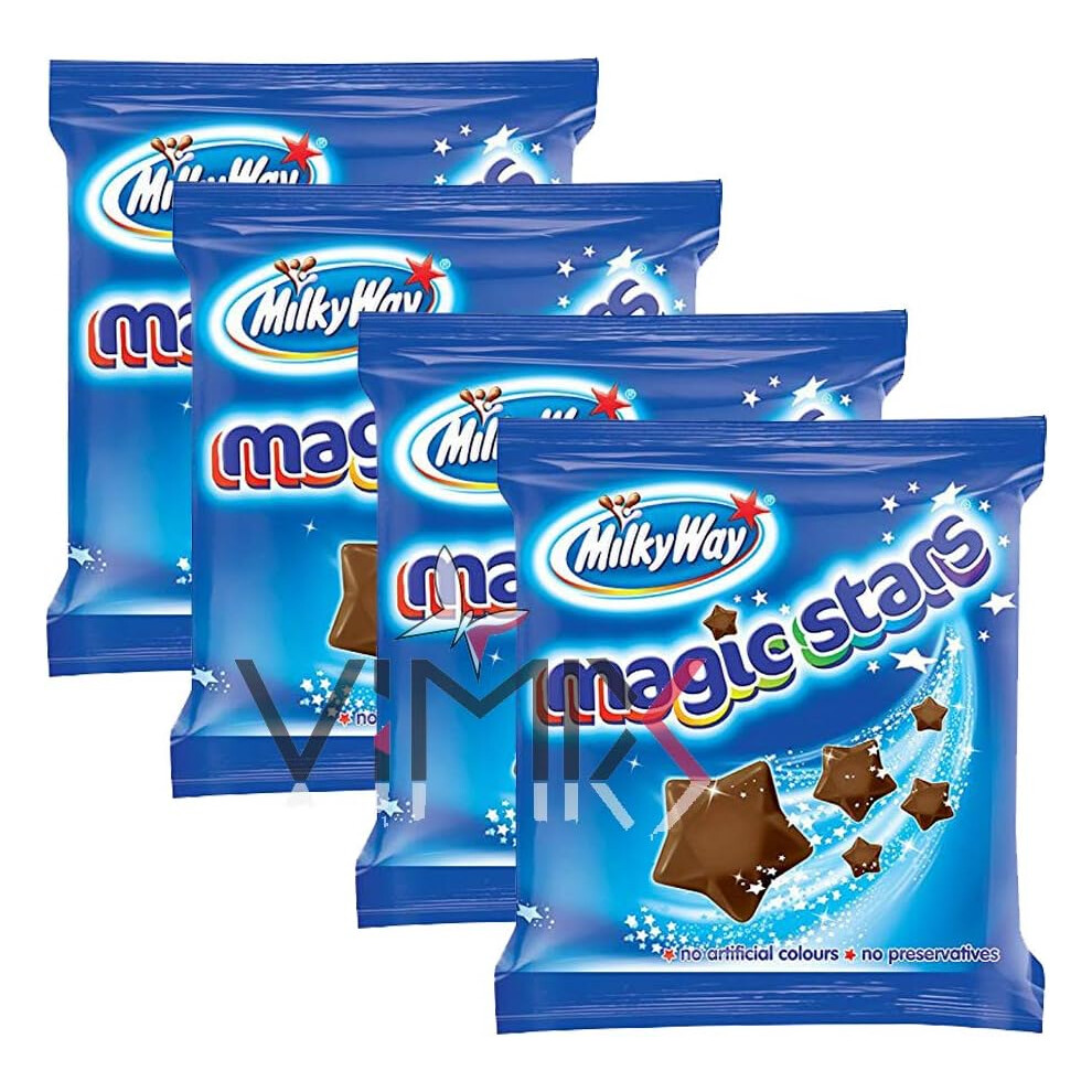 Kidzbuzz New Milky Way Magic Stars Milk Chocolate 36 X 33G Bags Mars