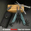 (Misty Blue Scissors)Folding Multi functional Tool Pliers Multi functional Combination Tool Pliers EDC 1