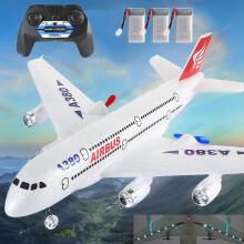 (2 Batterien) Airbus A380 RC Flugzeug Drohne Spielzeug Fernbedienung Flugzeug 2,4G Starrflügel Flugzeug