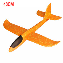 (48cm Orange)DIY Planes 37/48 CM Hand Throw Airplane EPP Foam Launch Fly Glider Model Aircraft Outdoor Fun Toys for Children