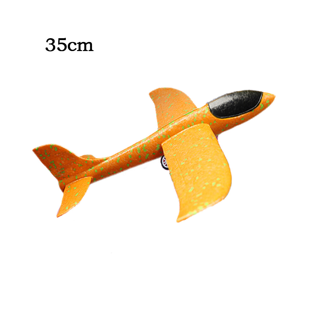 (Avion jaune - Chine) Lanceur d'avion jouet enfants catapulte à bulles avion EPP mousse avion jeux de