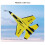 (SU35 Blue 2B Box) SU35 RC αεροπλάνο με φώτα LED Τηλεχειριστήριο αεροσκάφους 4