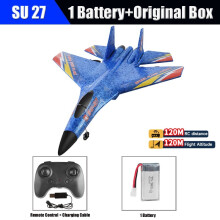 (Russian Federation-SU27 no lens 1B blue)MIG-530 RC Airplane 2.4G Wireless Airplane Remote Control Fighter