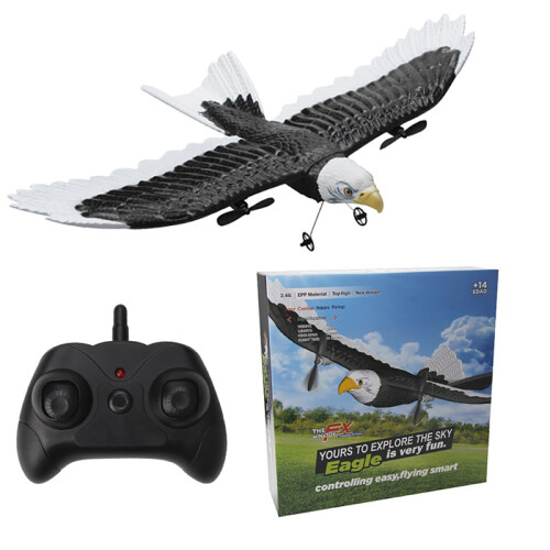 (1B)FX651 RC Plane Eagle Airplane Wingspan Glider 2.4G Αεροσκάφος Τηλεχειριστήριο 1