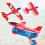 (2 σετ Μπλε) Εκτοξευτής αεροπλάνου αφρού EPP Bubble Airplanes Glider Hand 3