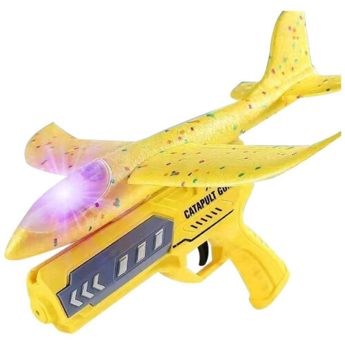 (Κίτρινο-Ηνωμένες Πολιτείες) Kids Toys Παιχνίδια εκτοξευτή αεροπλάνων