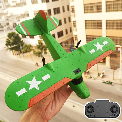 (Πράσινο) RC Airplane Wing TY8 Drone Electric Fixed Fight Remote Control Fall Resistant Glider 1