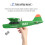 (Πράσινο) RC Airplane Wing TY8 Drone Electric Fixed Fight Remote Control Fall Resistant Glider 5