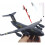 (grå)Flygplan Fighter Flygplan Flygplan Leksak Flygplansmodell 22CM Legering DIY Montering Barn Present 3