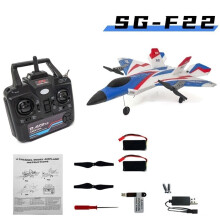 (SG F22 2B)SG-F22 4K RC Airplane 3D Stunt Plane Model 2.4G Remote Control Fighter Glider Electric Rc