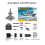(Γκρι με κάμερα 1B) BBSONG 4 καναλιών RC Plane J20 Fighter Remote Control Airplane 1
