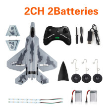 (2CH 2 Batteries)FX822 FX922 RC Airplane 2.4G 2CH/4CH Remote Control Fighter EPP Foam Plane RC Αεροσκάφη