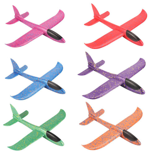 (Πράσινο) 50CM Big Foam Plane Glider Hand Throw Airplane Light Αδράνεια EPP Bubble Planes 1