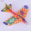 (A-Random 1 st) 1 st gummiband Elastiskt driven flygplan Segelflygplan Flygande plan Flygplan DIY Barnleksak 5