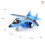 (Δ) 1 τεμ. Big Foam Plane Glider Hand Throw Αεροπλάνο ελαφρύ αεροπλάνο αδρανειακής 1