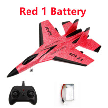 (Red-SU35-1B)RC Remote SU-35 FX-620 Radio Control Airplane 2.4G Remote Control Fighter Plane Glider