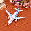(USA) Alloy Air Bus Model Barn Barn Flygplan Passagerarplan Leksakspresent 1