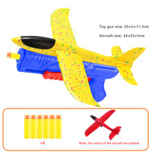 (2)Airplane Launcher Bubble Catapult With Plane Toy Funny Airplane Toys For Kids Plane Catapult Gun Shooting Game Birthday