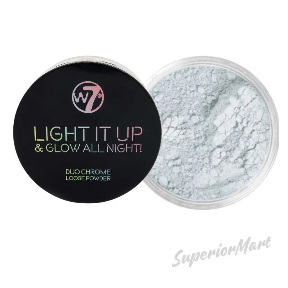 W7 Loose Powder Shimmer Highlighter Duo Chrome / On Air-image-OPC-PGXYRH6-NEW