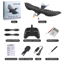 (1B) 2023 Νέο Dual Channel 2.4G Z59 Glider RC Airplane with Eagle Style Remote Control EPP Foam Drone