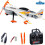 (Πορτοκαλί 2 μπαταρία) QIDI-550 3D RC Αεροπλάνο 500mm Άνοιγμα φτερών 2