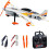 (Πορτοκαλί 2 μπαταρία) QIDI-550 3D RC Αεροπλάνο 500mm Άνοιγμα φτερών 1