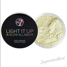 W7 Loose Powder Shimmer Highlighter Duo Chrome / Open 23/7