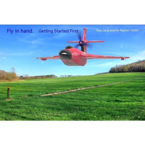 (Μαύρο αμάξωμα) Νέο Raptor H650 Aerobatics Αδιάβροχο Αεροσκάφος Εξακάναλου 2