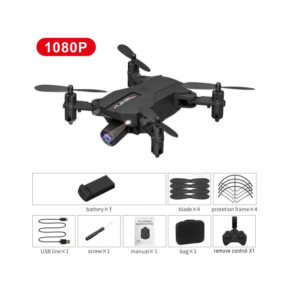 (États-Unis - Blanc) Mini drone 4K HD caméra WIFI FPV mode de maintien élevé retour à une touche bras