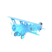 (Blue)III Fighter mm10195-16 Aviation Model Kids Toy Fighte Model Planes for Desktop Shelf Table Living Room Home