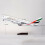 1/160 Emirates A380 Flugzeugmodell LED-Lichtsimulation Passagierflugzeug 3