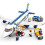 463Pcs City Airport Airbus Αεροσκάφος Αεροπλάνο Αεροπλάνο Μοντέλο Δομικά 1