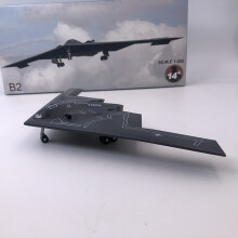 (A) Réplique d'avion bombardier B-2A de l'USAF B2 moulé sous pression à l'échelle 1/200, modèle réduit