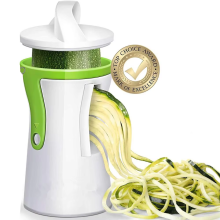 LMETJMA Heavy Duty 3 in 1 Spiralizer Vegetable Slicer Cutter Zucchini Pasta Noodle Spaghetti Maker KC0335