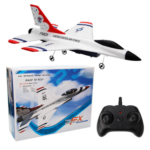 Avion RC DEERC Future 4 Canaux avec Lumières LED, Facile à Piloter et Acrobatique