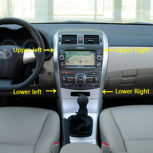 (1 Pair Lower)Εσωτερικό αυτοκινήτου για Toyota Corolla 2007 2008 2009 2010 2011 2
